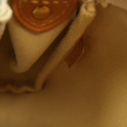 LOUIS VUITTON LV GHW Eva Chain Shoulder Hand Bag Damier Azur N55214 White