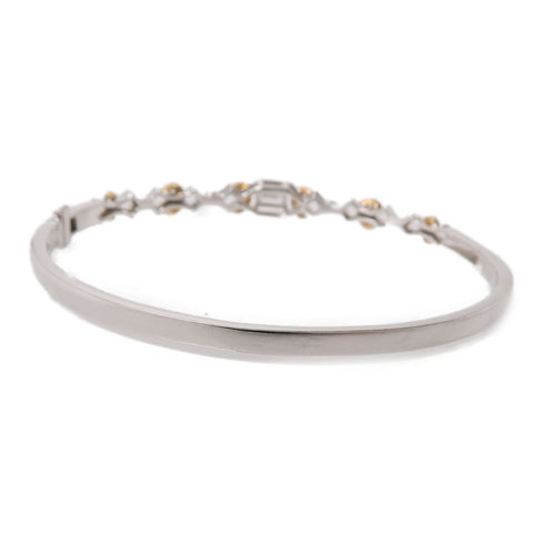 JEWELRY Diamond Bracelet 18K White Gold v1