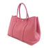 HERMES PHW Garden Party PM Tote Shoulder Bag Negonda Leather Red