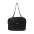 CHANEL Quilted SHW CC Chain Shoulder Bag Calfskin Leather Black v1
