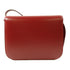 CELINE GHW Classic Box Shoulder Crossbody Bag Calfskin Leather Red