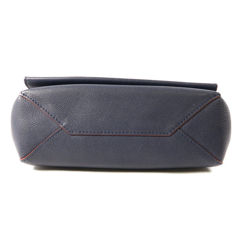 LOUIS VUITTON LV SHW Lockme II BB 2Way Shoulder Bag M43391 Calfskin Leather Navy