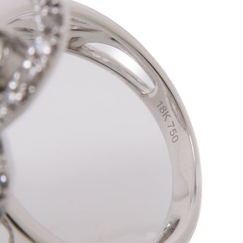 JEWELRY Diamond Ring 18K White Gold US#6.5