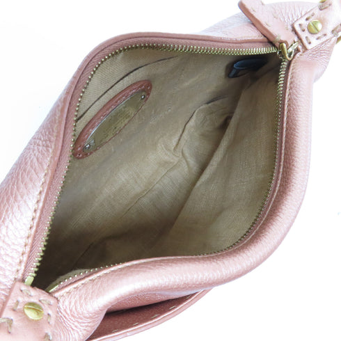 FENDI GHW Shoulder Bag 8BT200 Calfskin Leather Pink