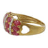 JEWELRY Ruby/Diamond Ring 18K Yellow Gold US#7
