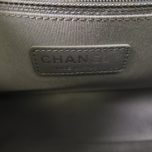 CHANEL CC Chain Shoulder Bag Calfskin Leather Light Blue