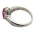 FINE JEWELRY 1.11ct Ruby 0.47ct Diamond Ring US#6.25 PT900 Platinum
