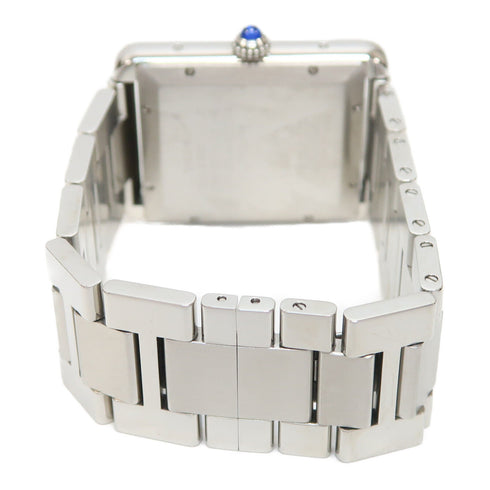 CARTIER Tank Solo Automatic Watch W5200028 Stainless Steel White