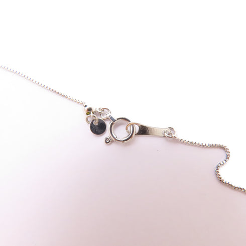 FINE JEWELRY 1.00ct Diamond Necklace PT900 Platinum 18K White Gold