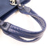 CHANEL CC SHW Tote Bag Leather Navy 34209