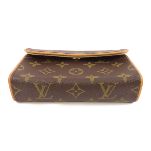 LOUIS VUITTON LV GHW Pochette Florentine Waist Bag M51855 Monogram Brown