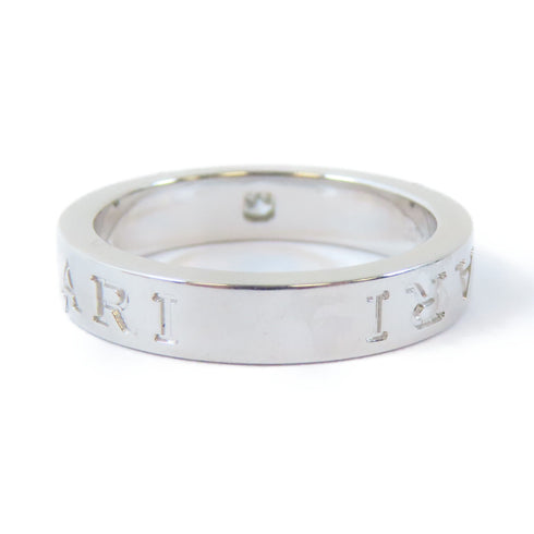 BVLGARI Bvlgari Bvlgari Logo Ring 18K White Gold Diamond US#6.75