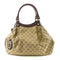 GUCCI GG GHW Handbag 211944 Canvas Brown