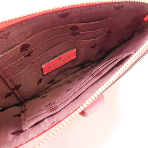 Kate Spade GHW Shoulder Bag Calfskin Leather Pink