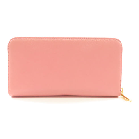 Miu Miu GHW Long Wallet 5ML506 Calfskin Leather Pink