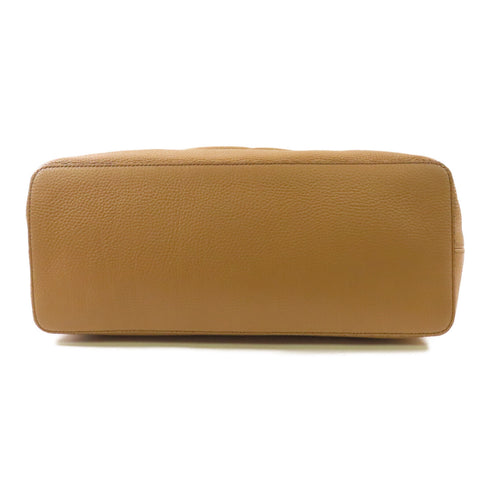 GUCCI GG GHW Soho Interlocking G 2Way Shoulder Bag 536194 Calfskin Leather Beige