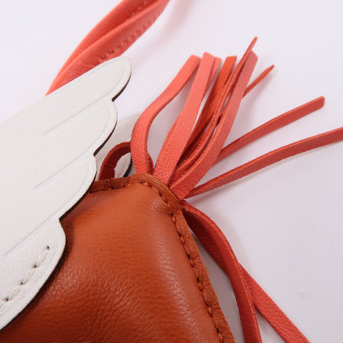 HERMES Rodeo Peogase PM Charm Swift Leather Rose Texas