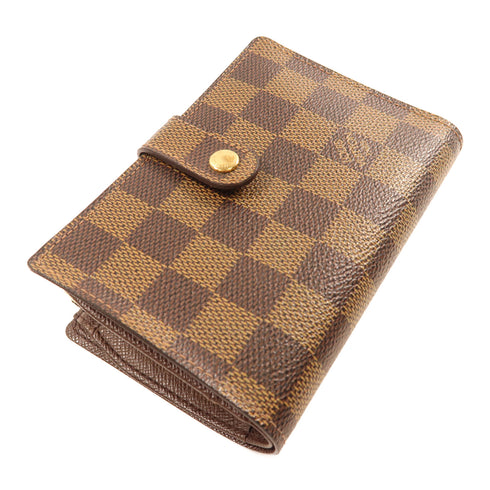 LOUIS VUITTON LV GHW Portefeuille Viennois Wallet N61674 Damier Brown