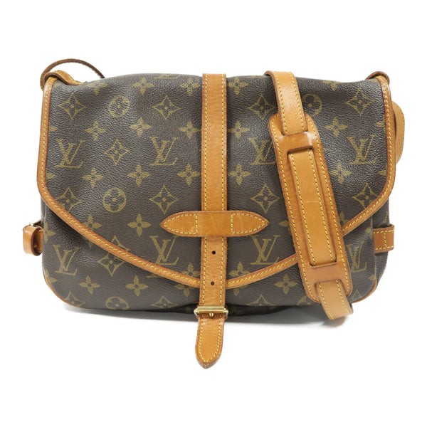LOUIS VUITTON LV GHW Saumur 30 Shoulder Bag M42256 Monogram Brown v2