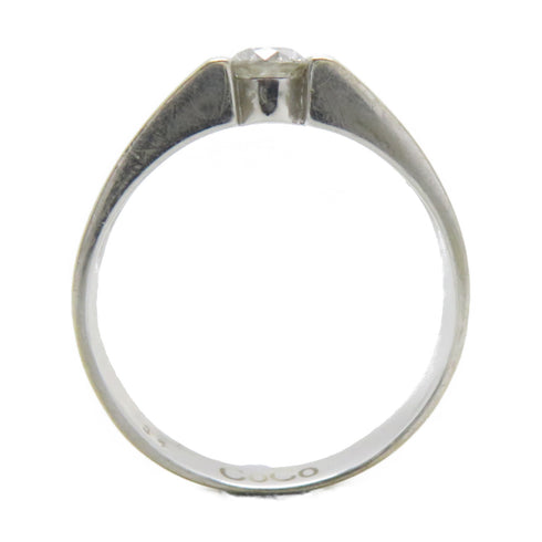 Fine Jewelry 0.34ct Diamond Ring US#9.25 18K White Gold