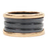 BVLGARI B-zero 1 Ring 18K Rose Gold/Ceramic Black BVLGARI#59/US#8.5