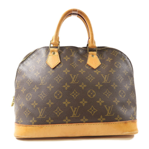 LOUIS VUITTON LV GHW Alma Handbag M51130 Monogram Brown v1