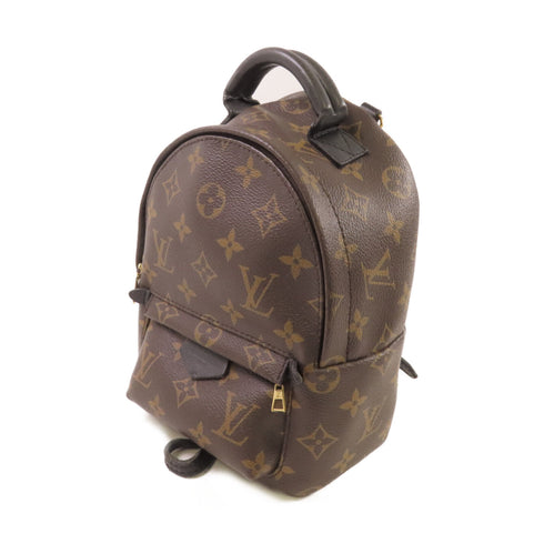 LOUIS VUITTON LV GHW Palm Springs Mini Backpack Rucksack M44873 Monogram Brown