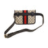GUCCI GG SHW Ophidia GG Waist Bag 674081 Coated Canvas Black