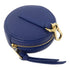 LOEWE GHW Inflated Anagram Cookie Coin Case Purse Calfskin Leather Blue