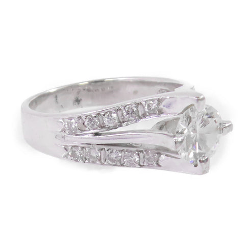 JEWELRY Diamond Ring US#6.5 18K White Gold