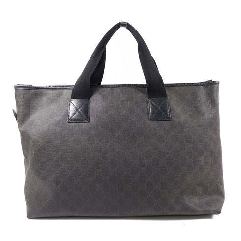 GUCCI GG Shoulder Bag 2 Way Bag 162785 Coated Canvas Black