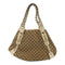 GUCCI GG GHW Pelham Medium Handbag 137621 Canvas Brown/Beige