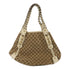 GUCCI GG GHW Pelham Medium Handbag 137621 Canvas Brown/Beige