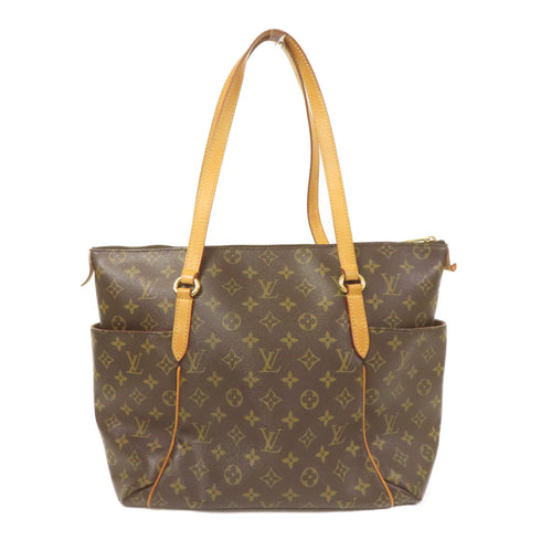 LOUIS VUITTON LV GHW Totally MM Shoulder Tote Bag M56689 Monogram Brown v2