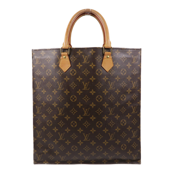 LOUIS VUITTON LV GHW Sac Plat Tote Bag M51140 Monogram Brown