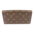 LOUIS VUITTON LV GHW Portefeuille Sarah Wallet M60233 Monogram Brown