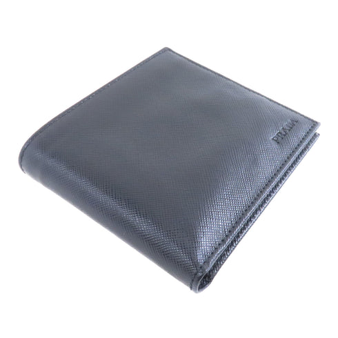 PRADA Wallet 2M1167 Calfskin Leather Black