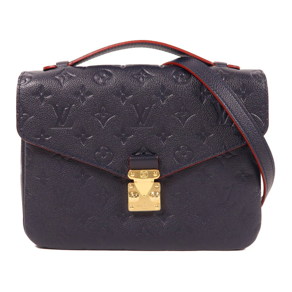 LOUIS VUITTON LV GHW Pochette Metis 2 Way Bag M44071 Monogram Empreinte Blue v2