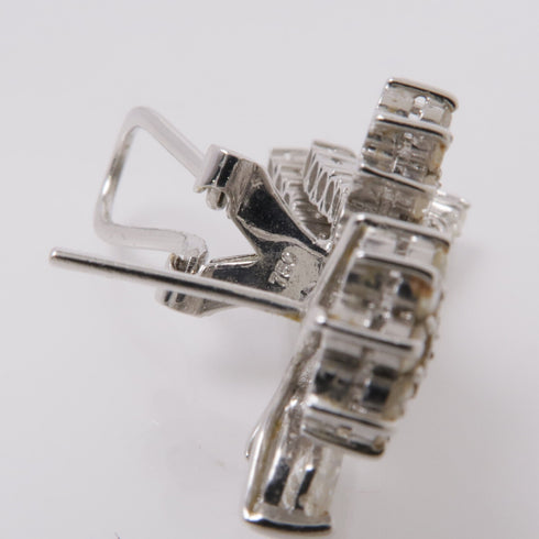 JEWELRY Diamond Earrings 18K White Gold v4