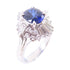 FINE JEWELRY 1.56ct Sapphire 0.75ct Diamond Ring US#5.5 PT900 Platinum