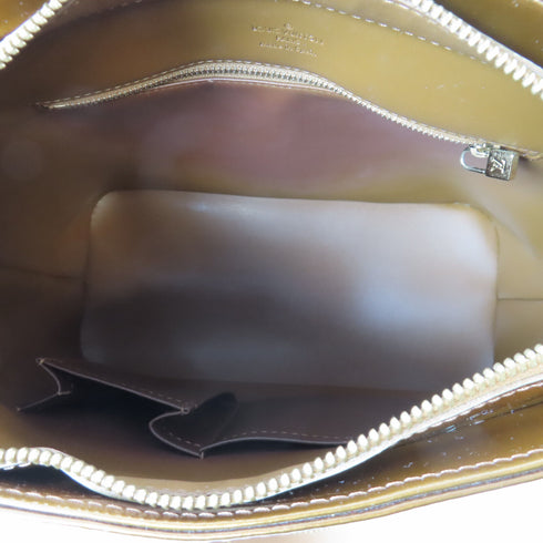 LOUIS VUITTON LV GHW Vernis Houston Shoulder Bag M91122 Vernis Brown