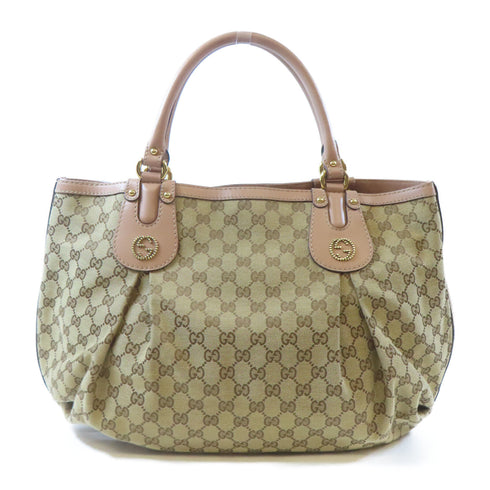 GUCCI GG GHW Tote Bag 269951 Canvas Brown