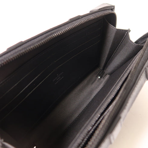 LOUIS VUITTON LV Soft Trunk Wallet Shoulder Bag M69838 Monogram Eclipse Black v3