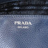 PRADA SHW 2 Way Shoulder Bag Handbag 1BG006 Calfskin Leather Navy