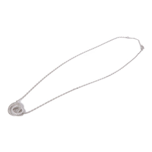CARTIER Love Diamond Necklace 18K White Gold