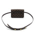 LOUIS VUITTON LV GHW Pochette Florentine Waist Bag N51856 Damier Brown