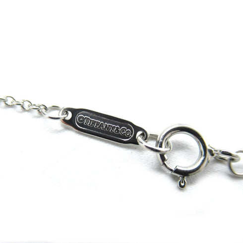 TIFFANY&CO Sentimental Heart Pink Sapphire Diamond Necklace PT950 Platinum