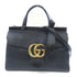 GUCCI GG GHW 2 Way Shoulder Bag 421890 Calfskin Leather Black