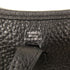 HERMES PHW Evelyne TPM Shoulder Bag Clemence Leather Black/Noir