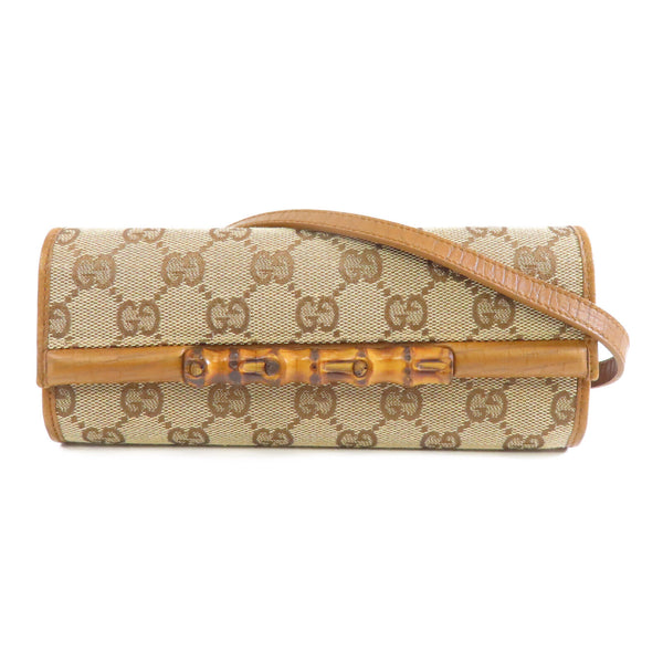 GUCCI GG Shoulder Bag 115826 Canvas Brown